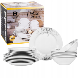 Večera Prima Deco Nature & classic natura 18 ks.